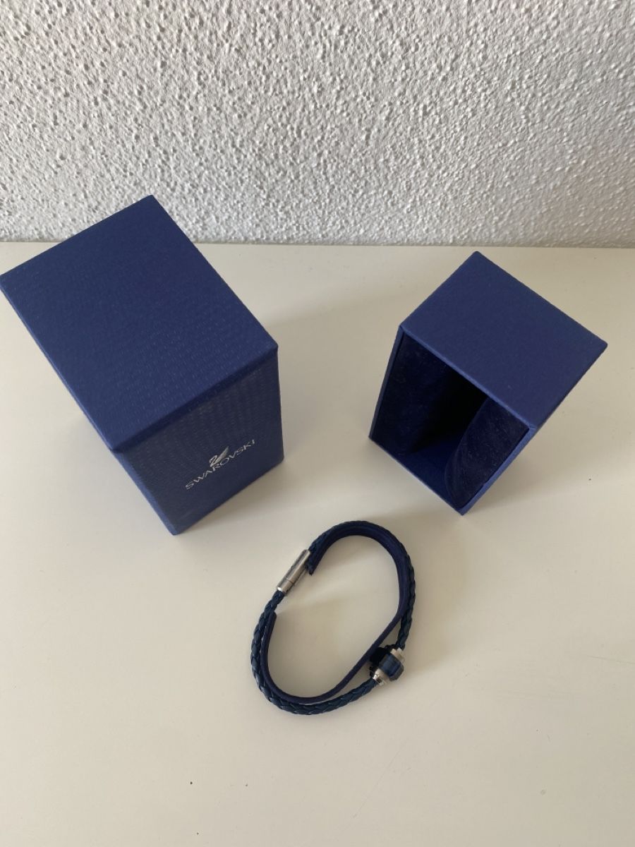 Swarovski Bracciali & Braccialetti: Swarovski Armband Leder blau – Nuovo (secondo la descrizione) da Safnern venduto da Ramon_Ni 3