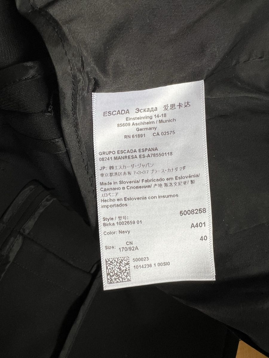 Escada Giacche: Escada Fransen Jacke Blazer Gr.40 Neuwertig – Nuovo (secondo la descrizione) da Zürich venduto da angielmora 7