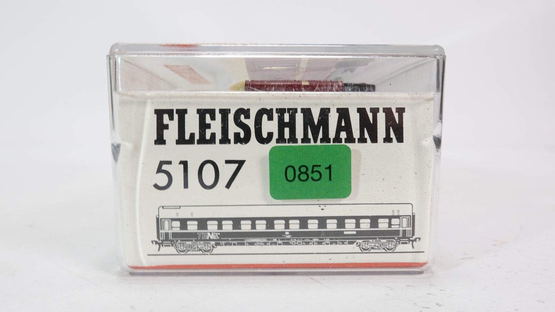 Fleischmann Modelleisenbahnen: e70 Fleischmann 5107 DB TEN Schlafwagen Bastelware | 851 – Gebraucht aus Thun von evinka_gmbh 9