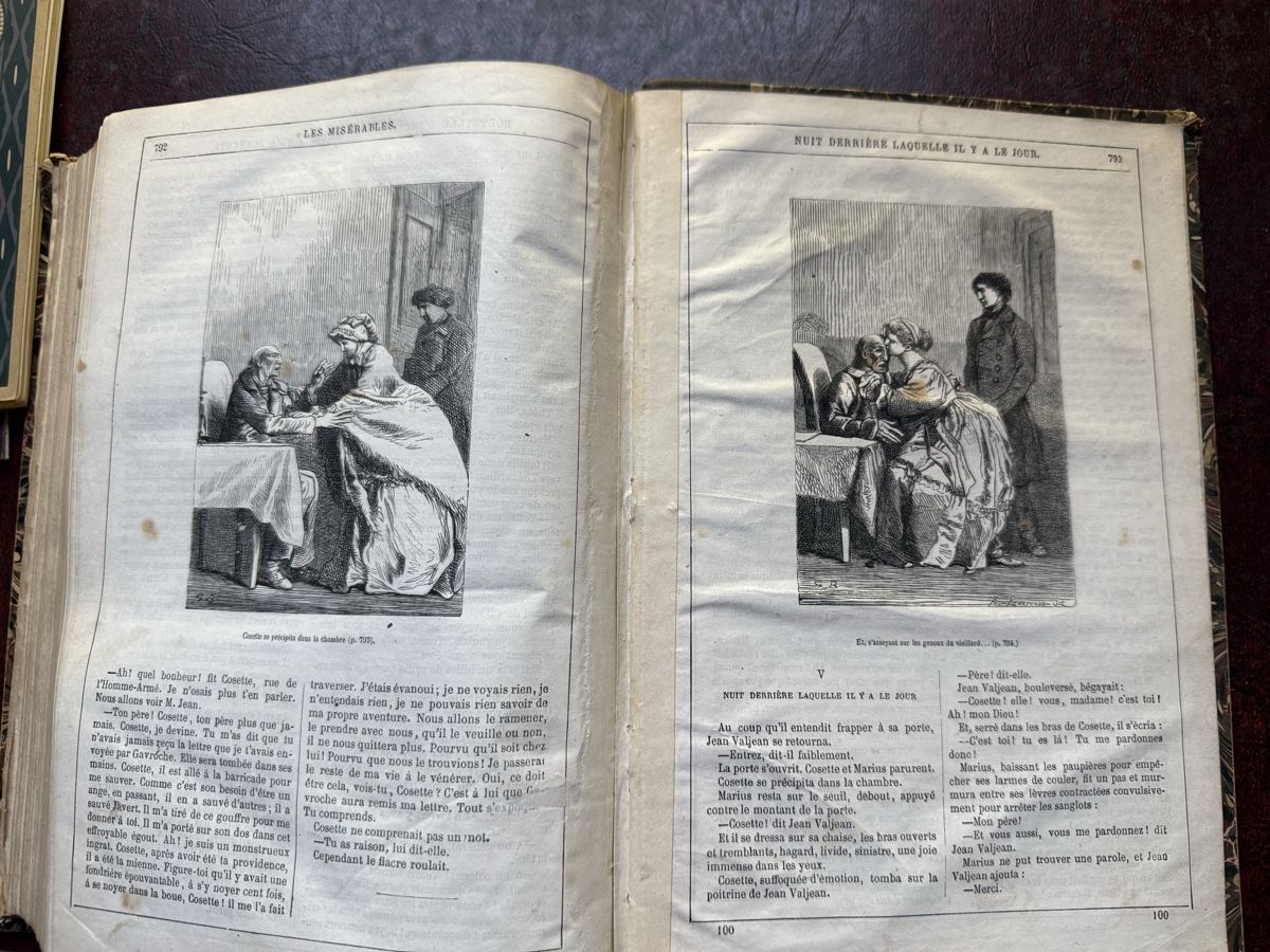 Libri: Victor Hugo Les Miserables Hetzel 1867 – Usato da Fribourg venduto da Ardoffel 8