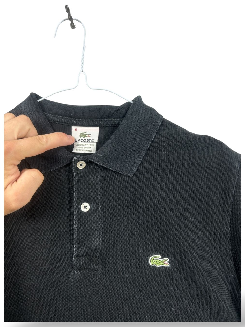 Lacoste Magliette Polo: Polo Lacoste Noir - Taille XL – Nuovo (secondo la descrizione) da Hauterive NE venduto da Leo_o 1