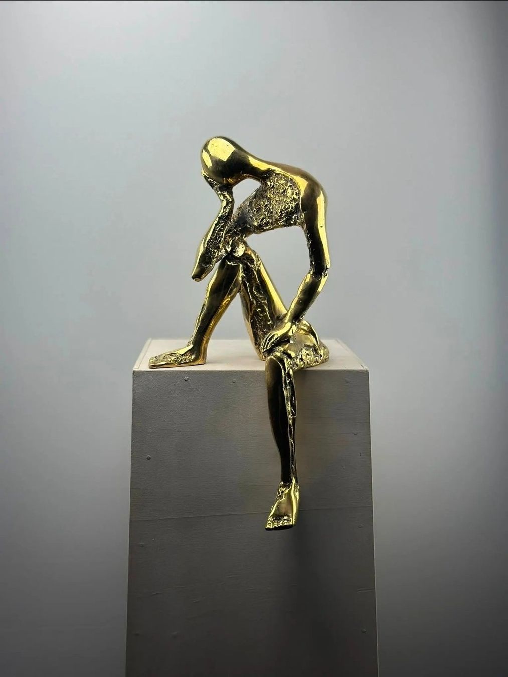 Sculture & Statue: Statue Le Penseur en bronze doré 35 cm | Style Rodin – Nuovo (secondo la descrizione) da Lausanne venduto da Toko_Lausanne