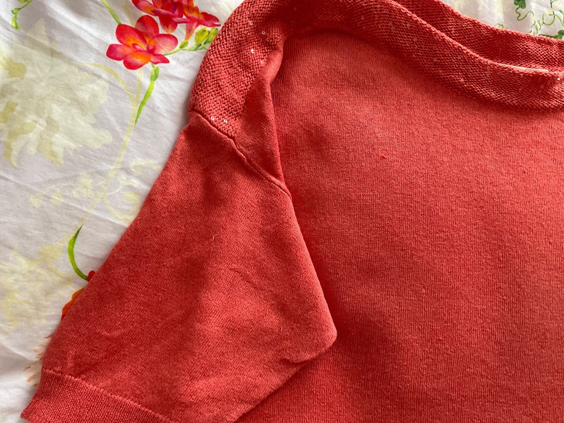 Maglioni & Felpe: LE TRICOT PERUGIA Leinen Pullover Gr M orange – Usato da Urdorf venduto da alda02 9