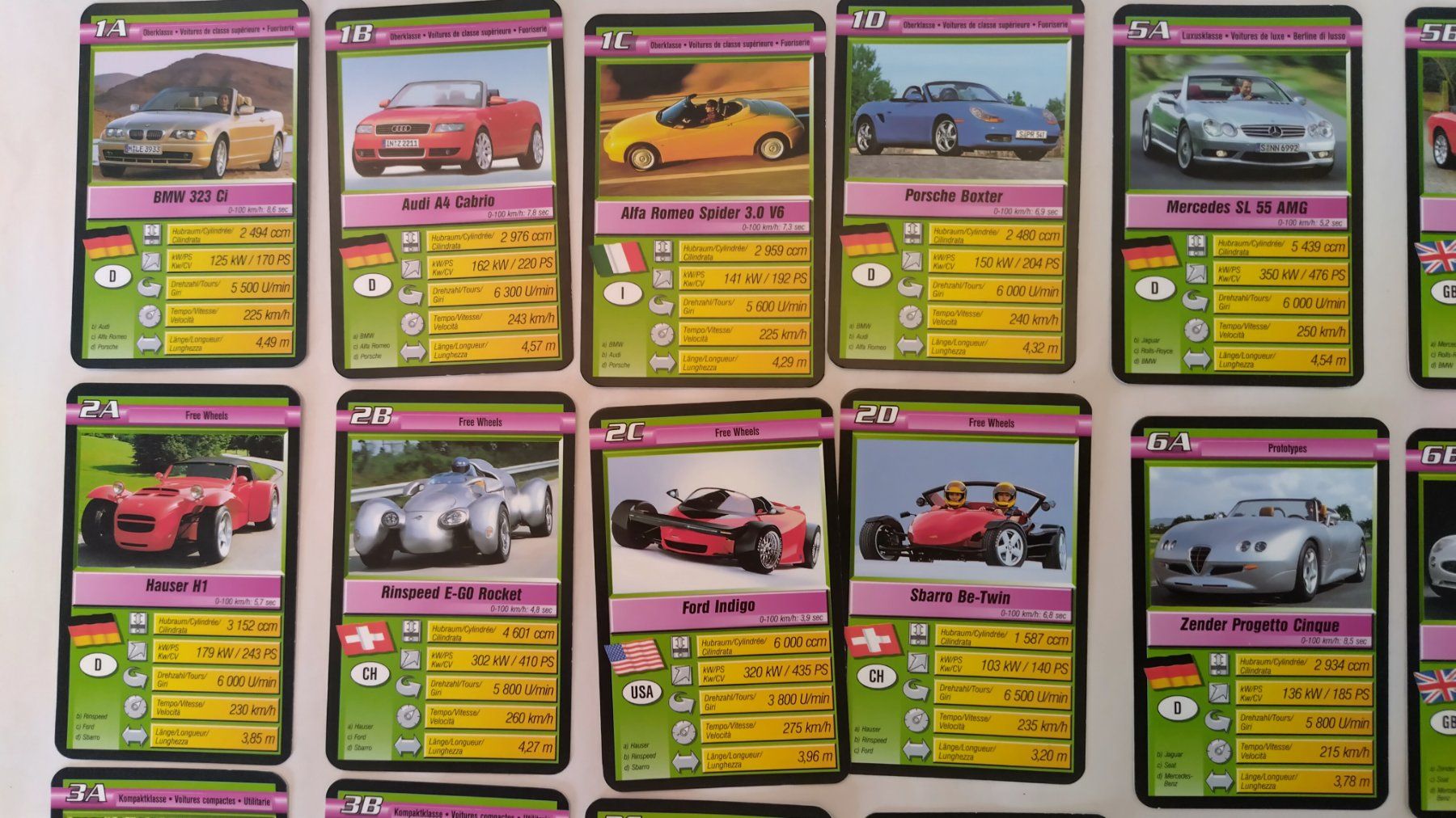 Ravensburger Giochi: Auto Quartett - Cabrio Roadster / Ravensburger / 32 Karten – Usato da Bellach venduto da JingleJerry 3