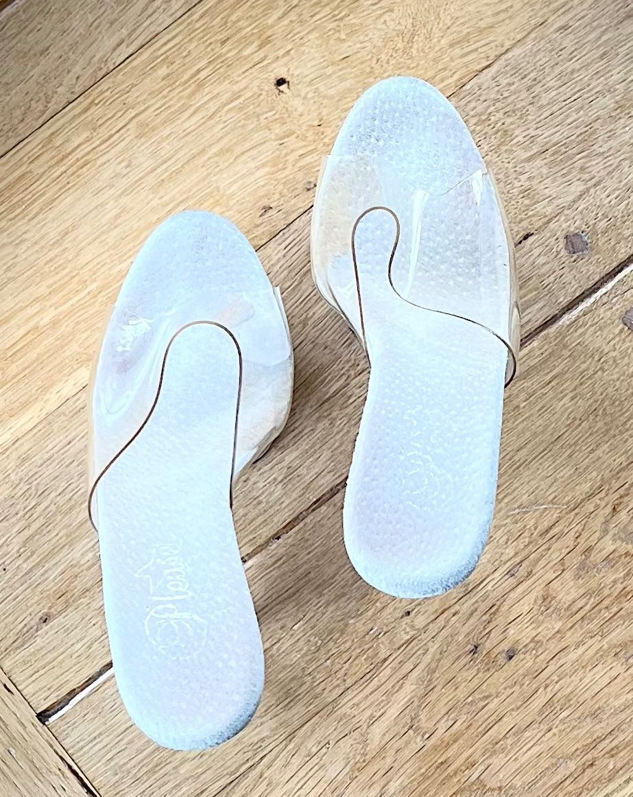 Scarpe da donna: Weisse High Heels, Tanzschuhe, Gr. 36 – Nuovo (secondo la descrizione) da Arbon venduto da KaSaBo 3