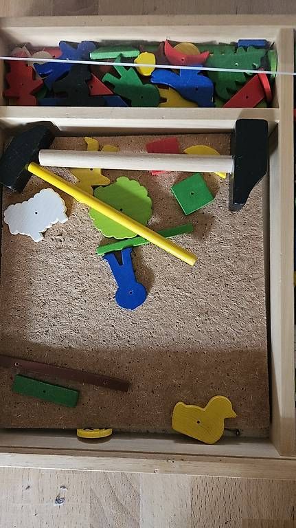 Spielzeuge: Hammerspiel Holz Kork – Gebraucht aus Basel von spo_9r87 1