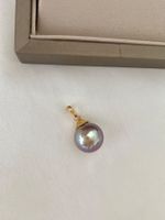 12mmTop Perlen Anhänger 18k Gold Diamant