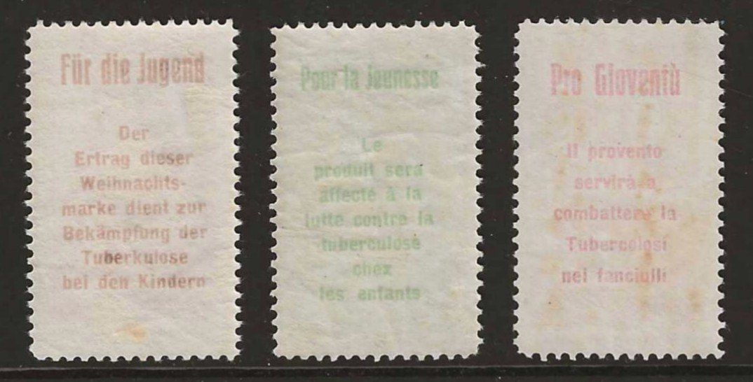 Tutti i francobolli: 1912 : Pro Juventute Vorläufer I - III postfrisch ** – Nuovo (secondo la descrizione) da Gümligen venduto da Geniusbuy 1
