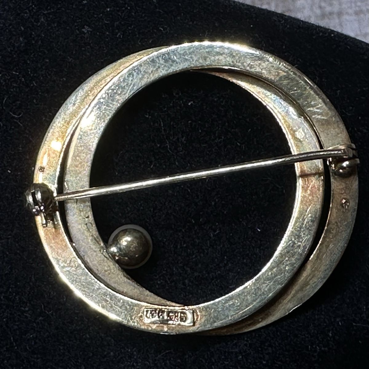 Spille & Fermagli: Brosche Gelbgold 14kt mit Perle – Usato da St-Gingolph venduto da Edgar1920 1