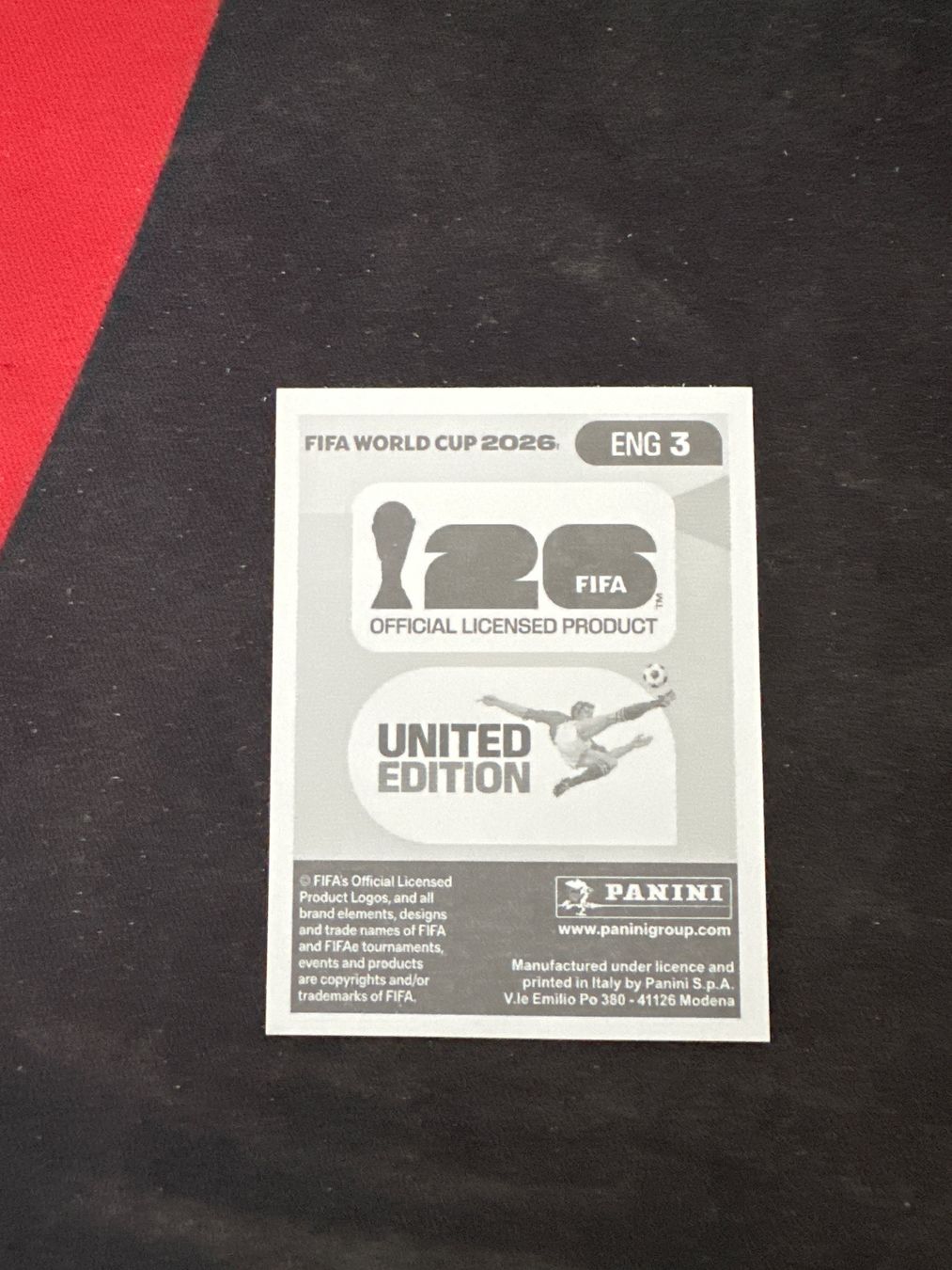 Panini Carte collezionabili: Panini FIFA WM 2026 Sticker - ENG 3 – Usato da Sulz AG venduto da DealWerk 1