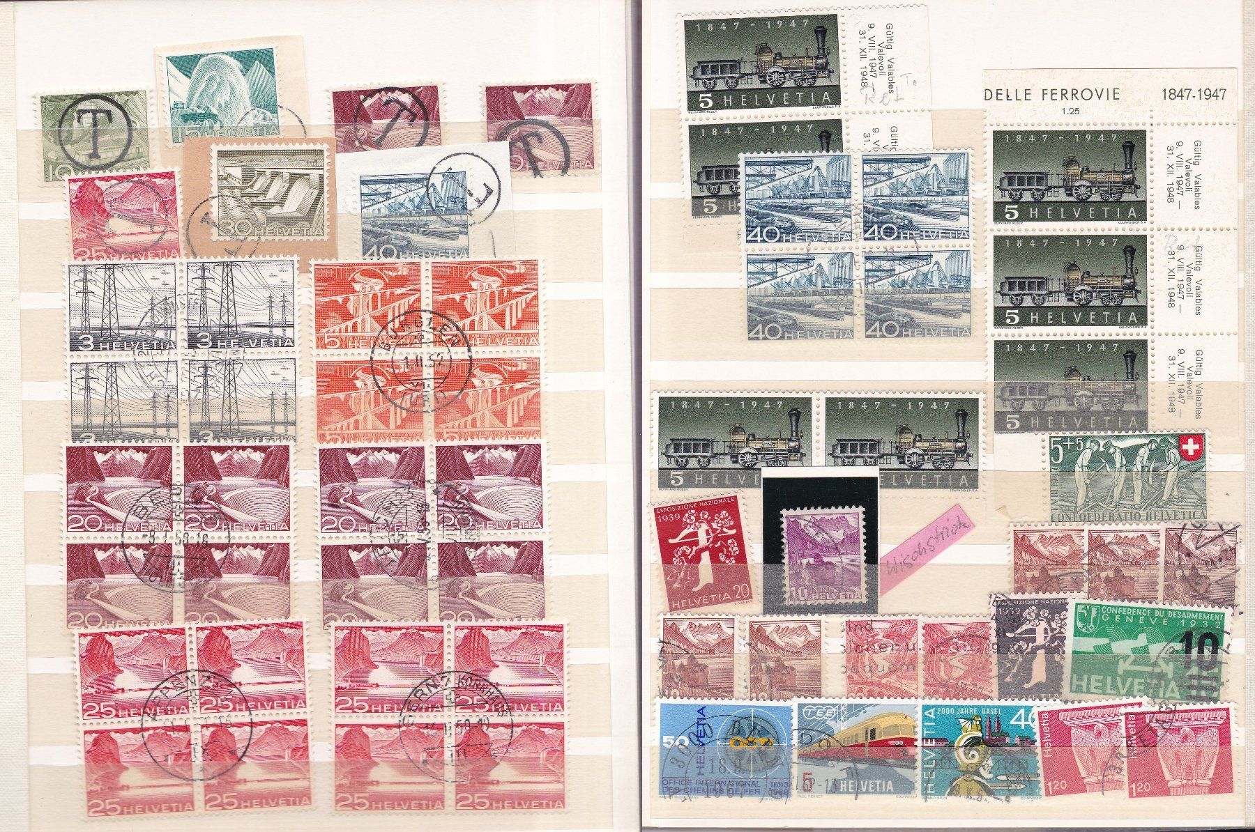 Alle Briefmarken: CH Briefmarkenalbum, bunt gemischt – Gebraucht aus Münchwilen AG von Nesar 5