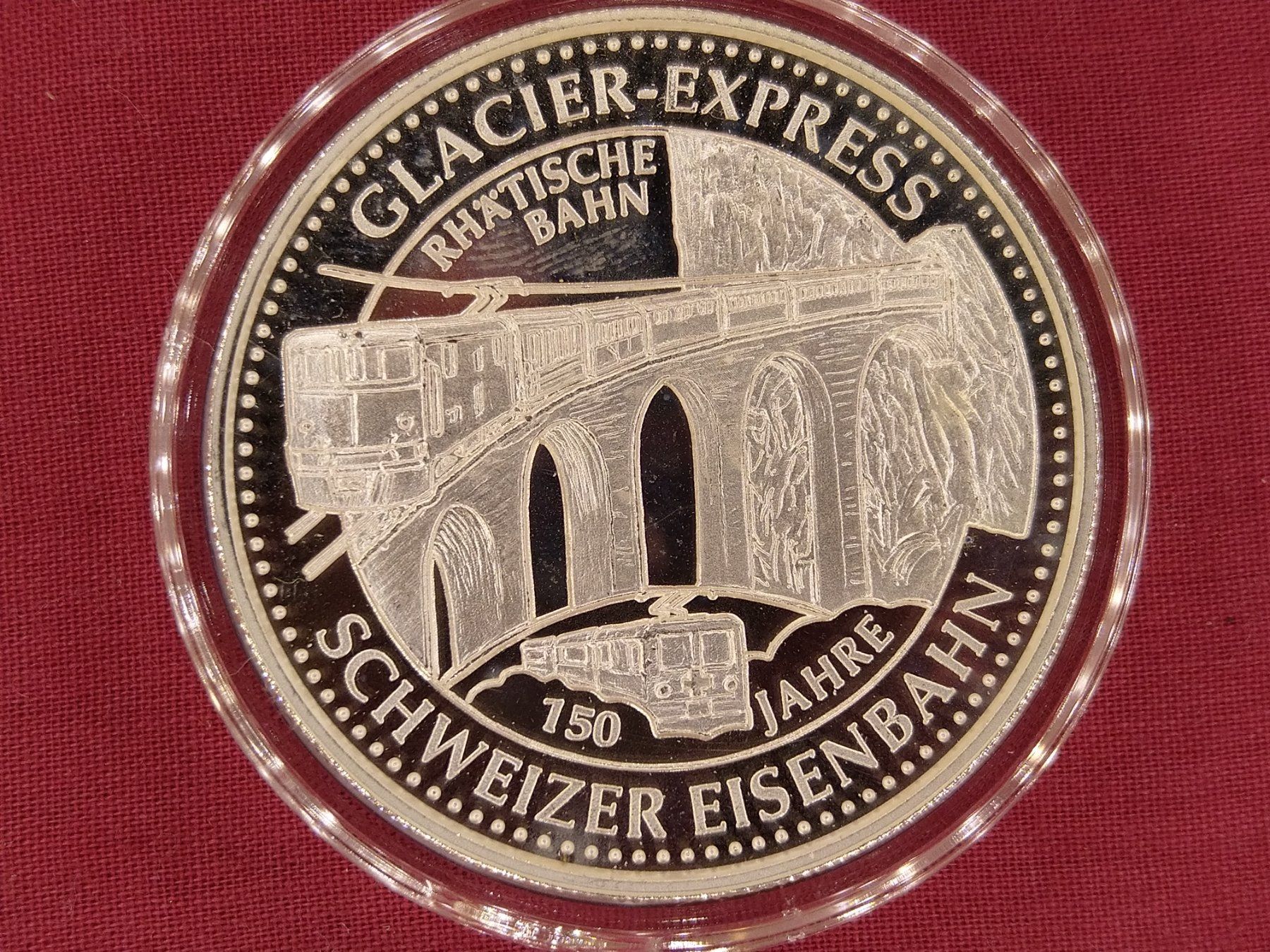 Medaillen: 1 Silber - Unze - Glacier-Express – Neu (gemäss Beschreibung) aus Dättlikon von Quarz58 1