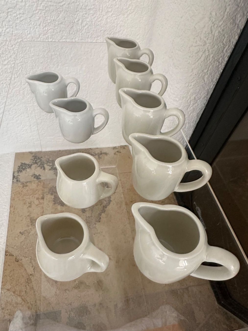 Set di piatti: 🟢 9x mini pot à crème Langenthal / Mini Milchkännchen – Nuovo e nell'imballaggio originale da Fribourg venduto da Meta26 9