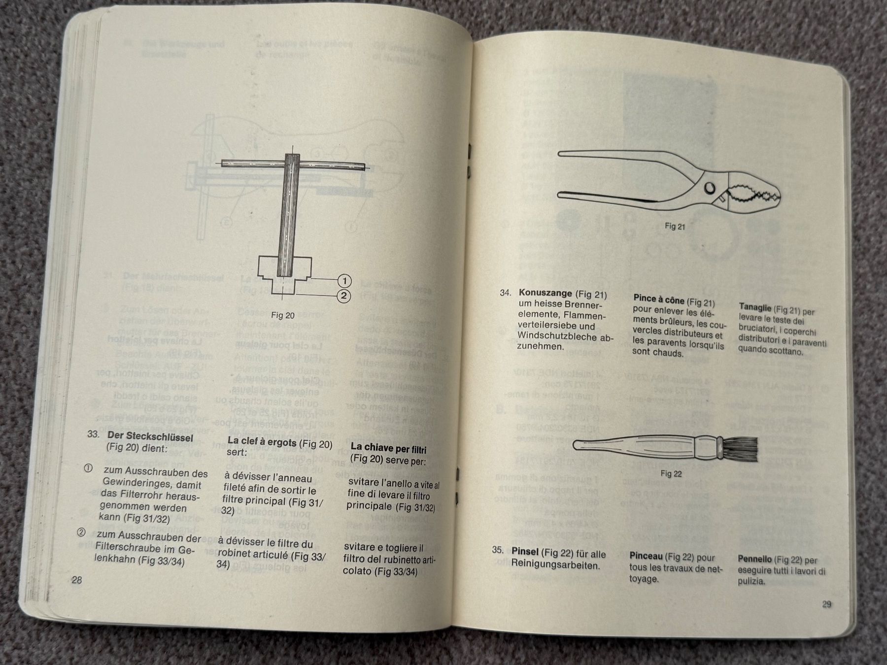 Libri: Reglement: Der Benzinvergaserbrenner - Schweizer Armee – Usato da Brütten venduto da Hst1 6