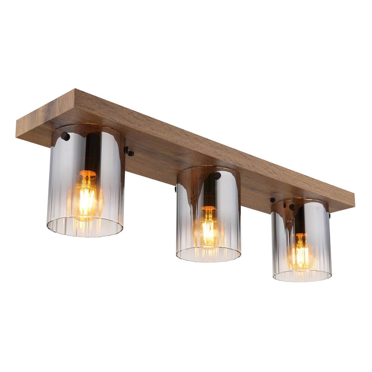 Kronleuchter & Deckenlampen: Deckenleuchte, Holzoptik, 71 cm x 16 cm – Neu (gemäss Beschreibung) aus Kreuzlingen von Smart-Light