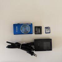 Canon IXUS 132 Blue Y2K Digitalkamera-Komplettset