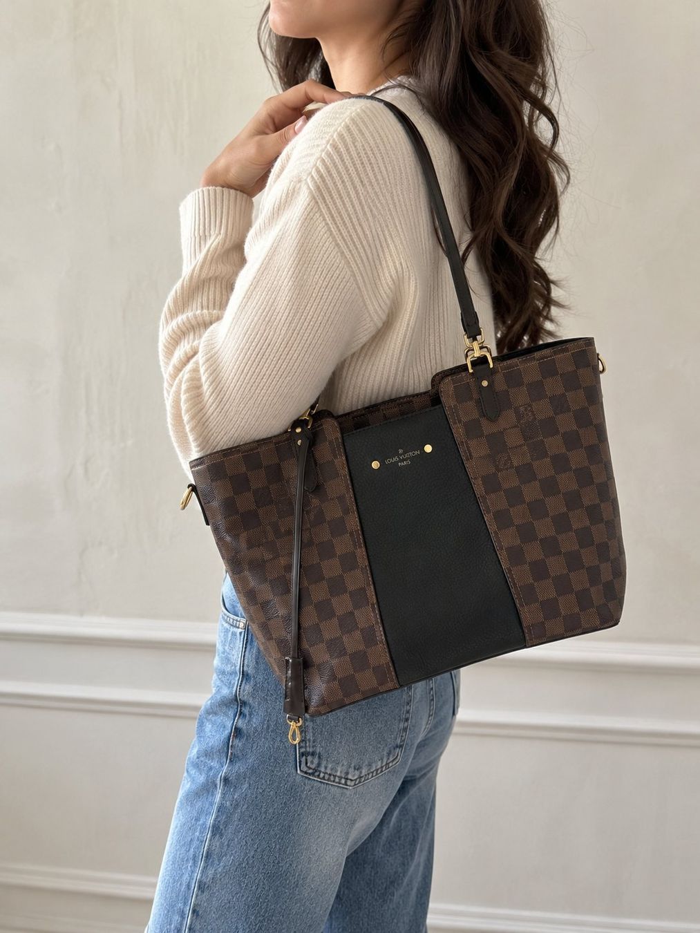 Louis Vuitton Borse da donna: Louis Vuitton Jersey Tote Damier Ebene – Nuovo (secondo la descrizione) da Dottikon venduto da Chicca_73 1