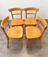  Set di 4 sedie in legno