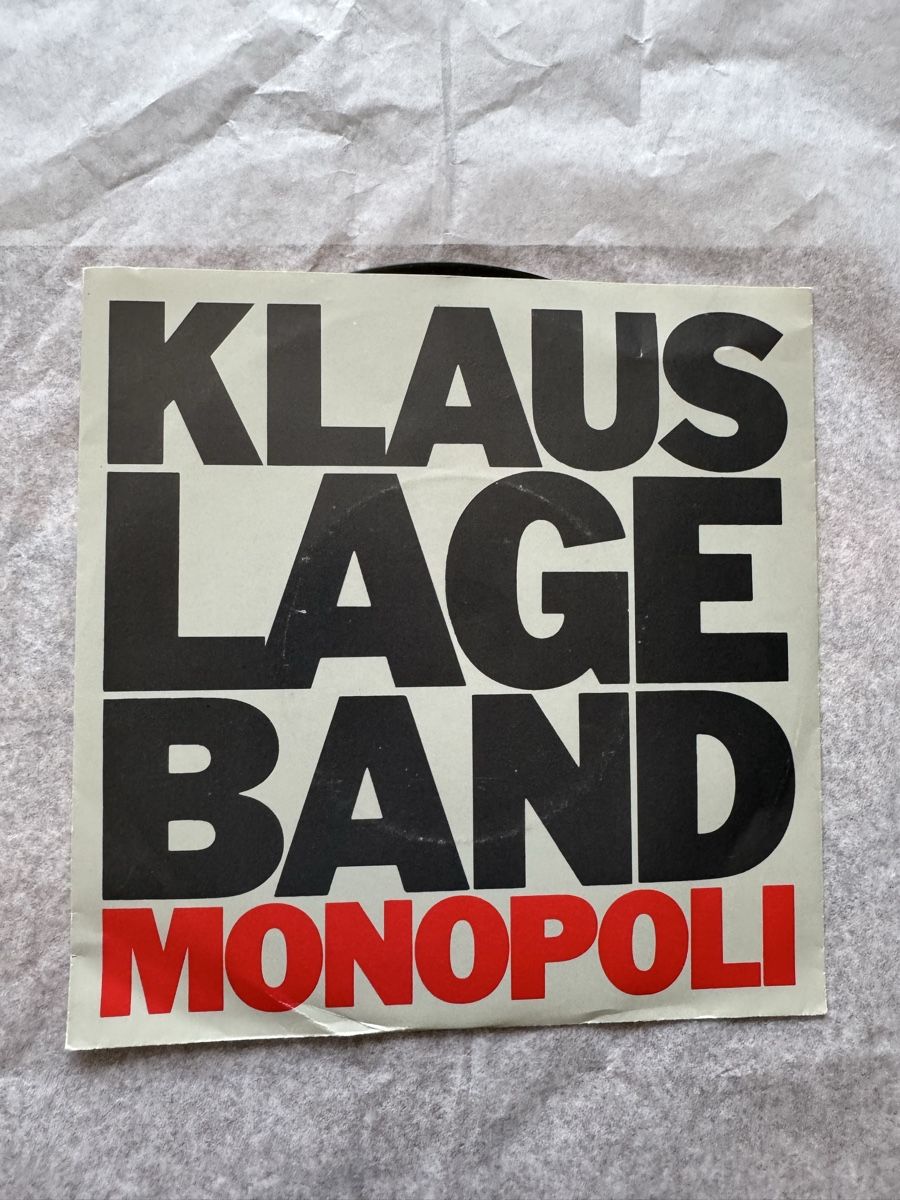 Dischi in vinile: Klaus Lage Band - Monopoli - 7" Single - 80s – Usato da Rorbas venduto da BlackstarRecords