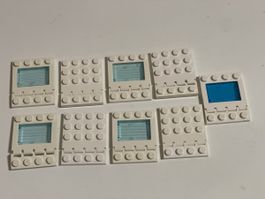 LEGO - Weisse Scharnier Plättli