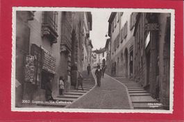 Lugano - Via cattedrale 1939