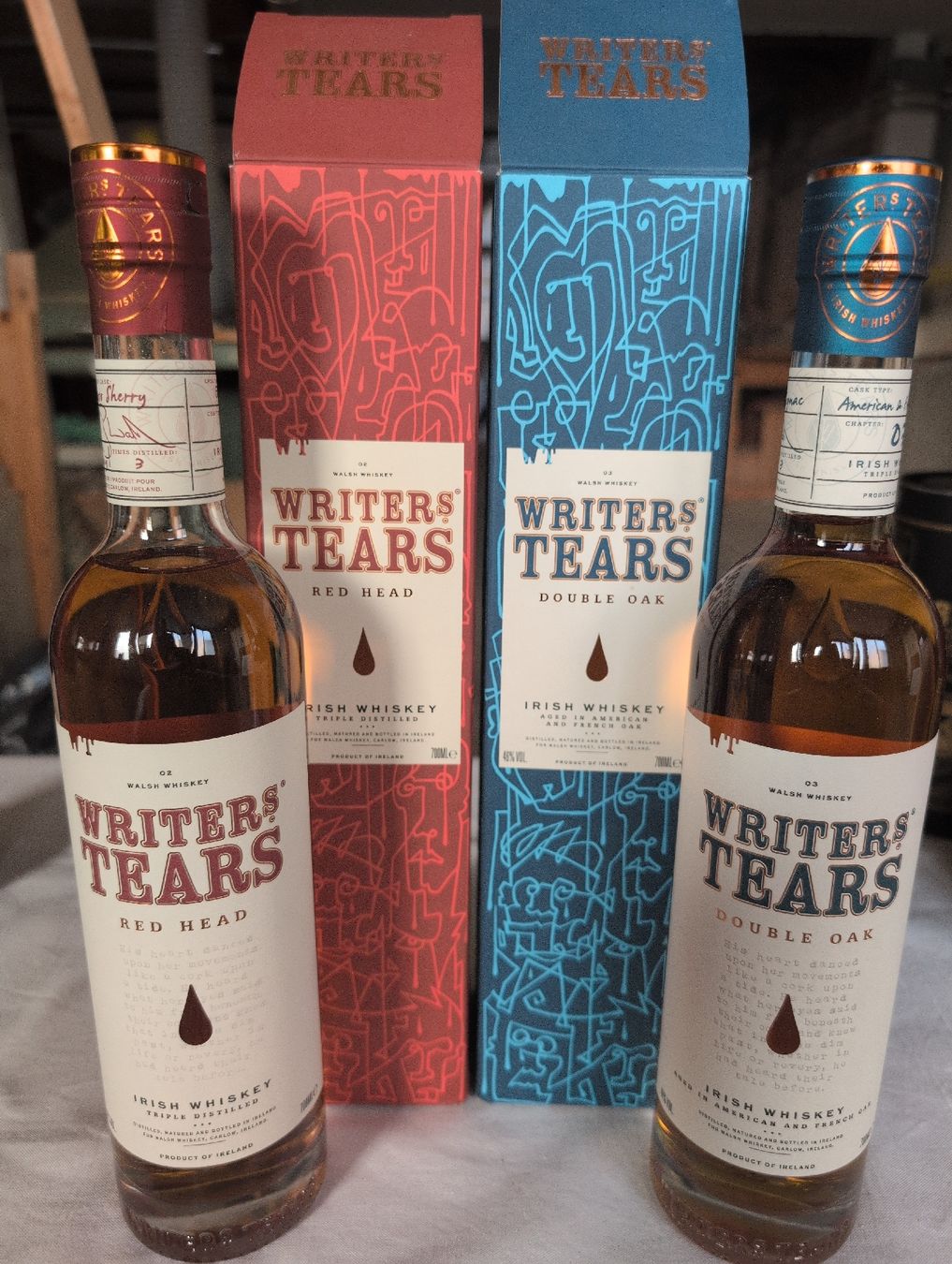 Bevande alcoliche: Writer's Tears Red Head + Double Oak Irish Whiskey – Nuovo e nell'imballaggio originale da Waltenschwil venduto da Andy.Z01 1