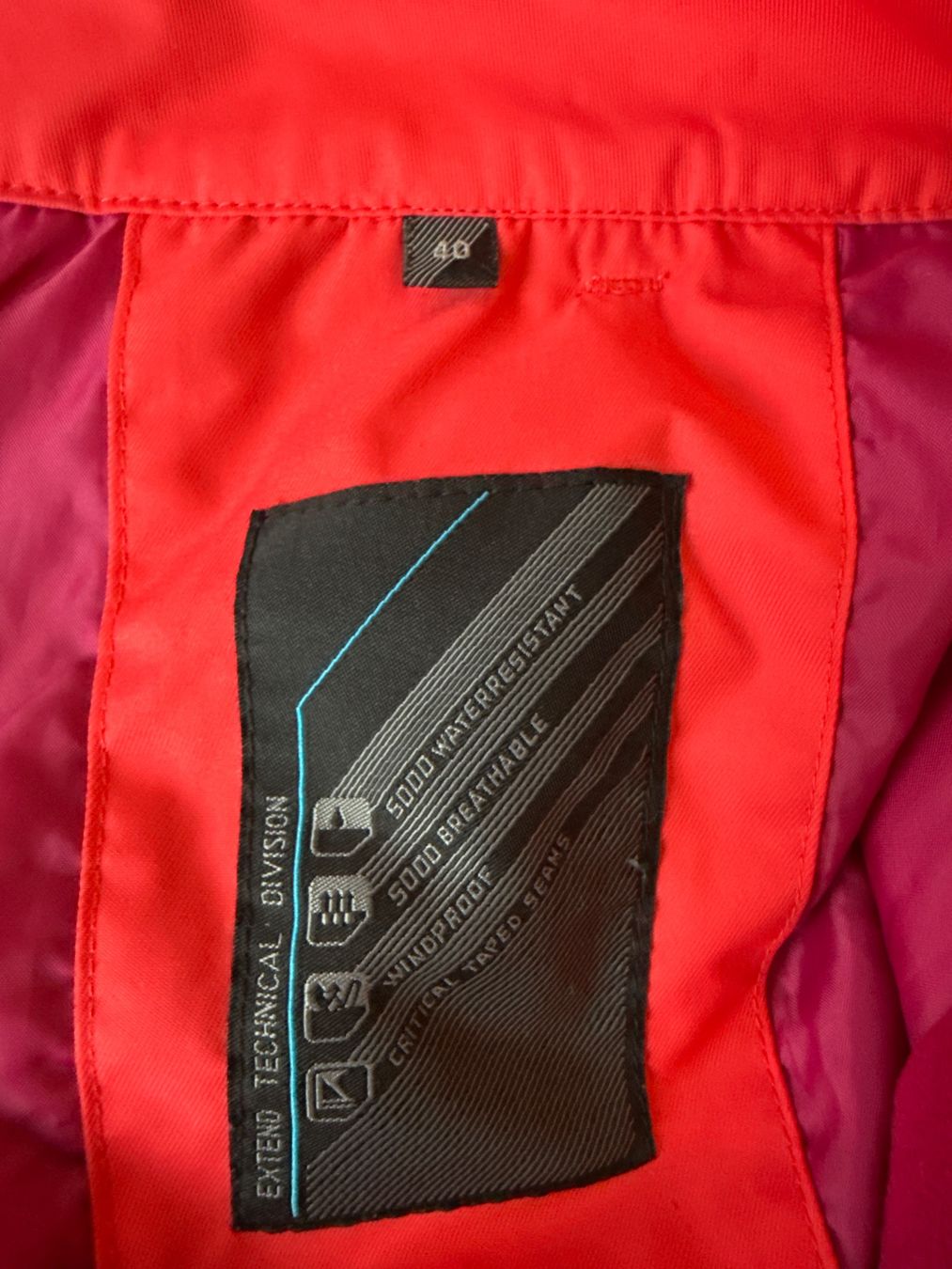 Hosen: Skihose Extend Technical Division rot Grösse 40 gebraucht – Gebraucht aus Kollbrunn von san_9yng 2