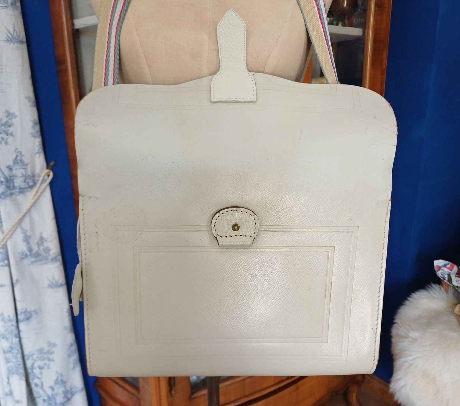 Borse: Upcycling Messenger "alte Kinderschultasche" Leder – Usato da Romanshorn venduto da Hanibal424 7