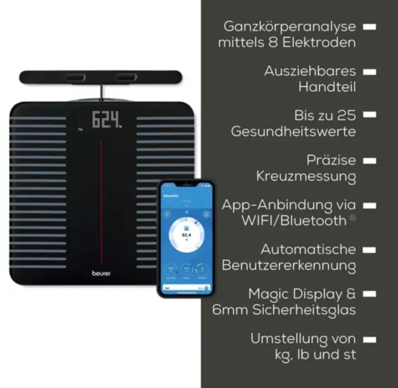 Beurer BF 990 Personenwaage, Garantie bis Nov. 2027 (Neu und ...