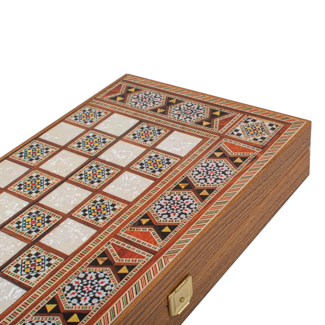 Giochi: backgammon en bois de réplique de wengé / Medium (38 x 20cm) – Nuovo e nell'imballaggio originale da Meyrin venduto da ChiaraMania 7