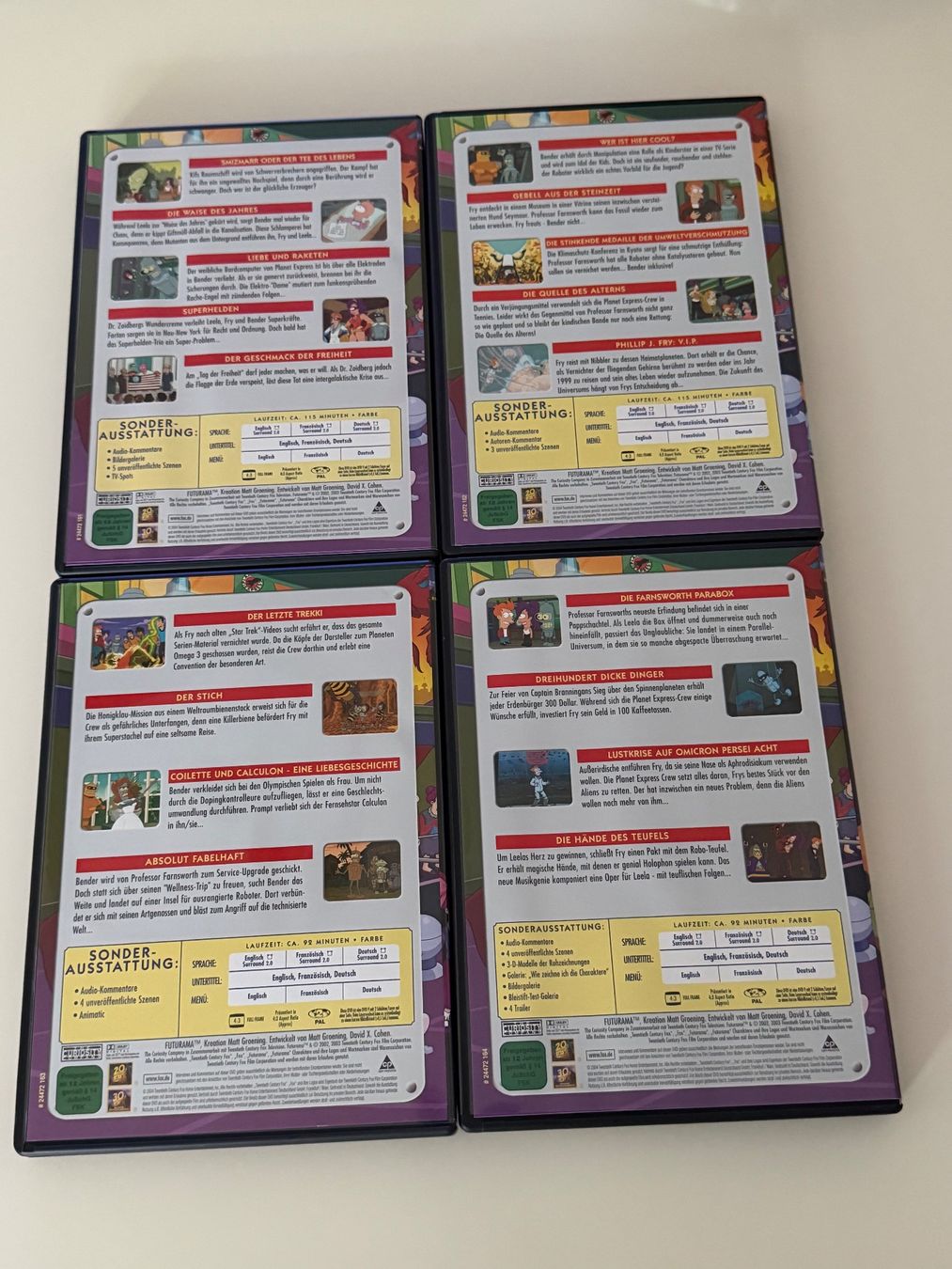 Tous les DVDs: Futurama Season 4 DVD Box Set – D'occasion à Altstätten SG par sheamus 9