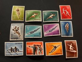 San Marino 1964 Olympic Games Mi. 802-13 ** Luxus (3320)