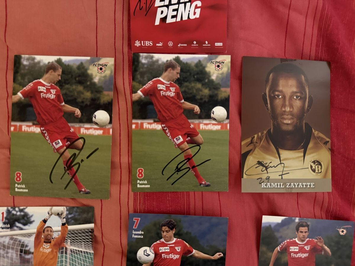 Autogramme: Diverse signierte Autogrammkarten CH Fussball – Gebraucht aus Rüschlikon von andi_841 2