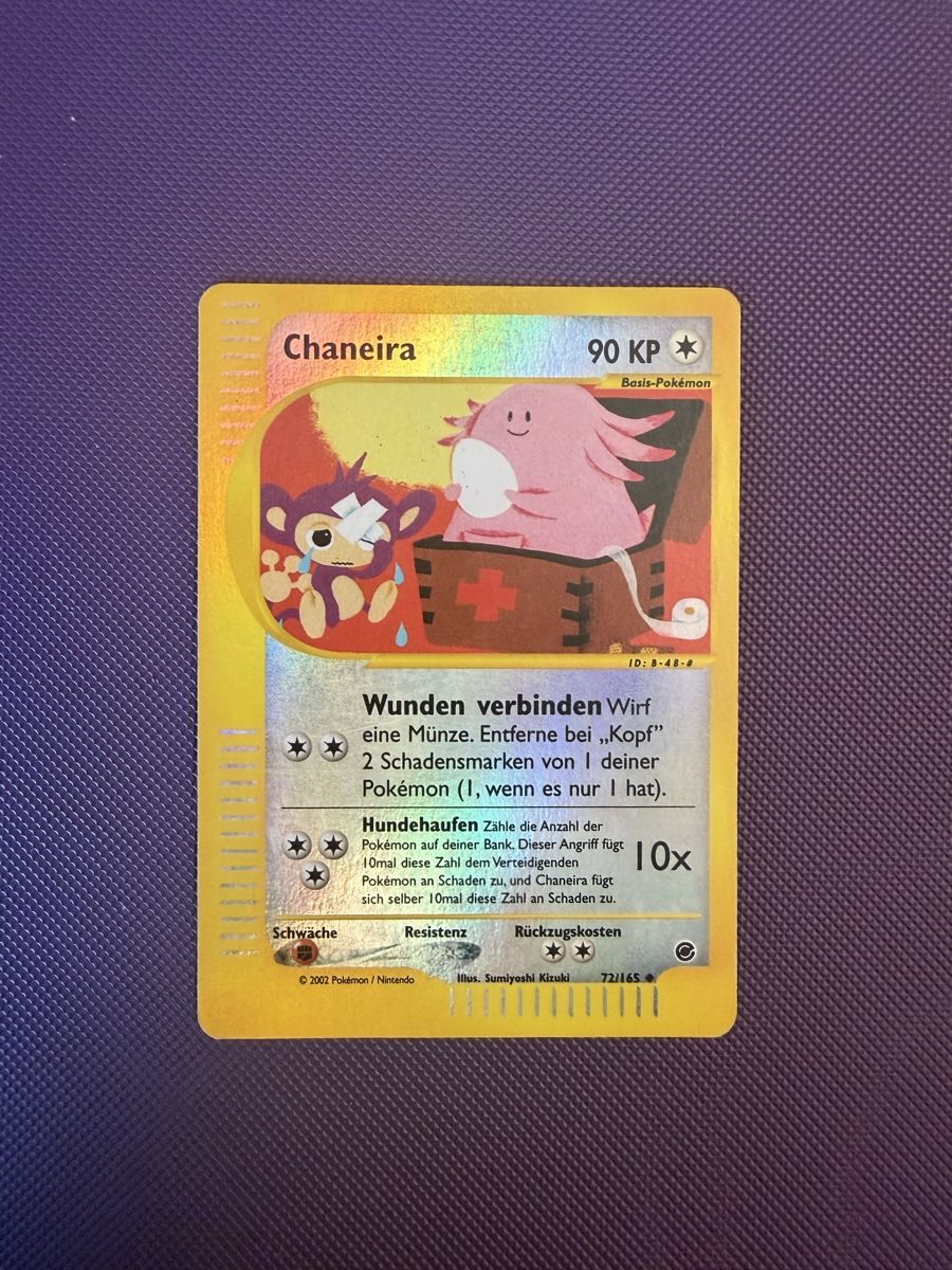 Pokémon Sammelbilder & Trading cards: Chaneira 72/165 Reverse Holo Deutsch – Gebraucht aus Münchenstein von SalzigesAlpaka