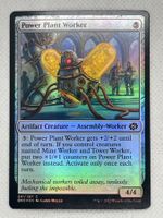 Magic The Gathering Power Plant Worker Foil Karte