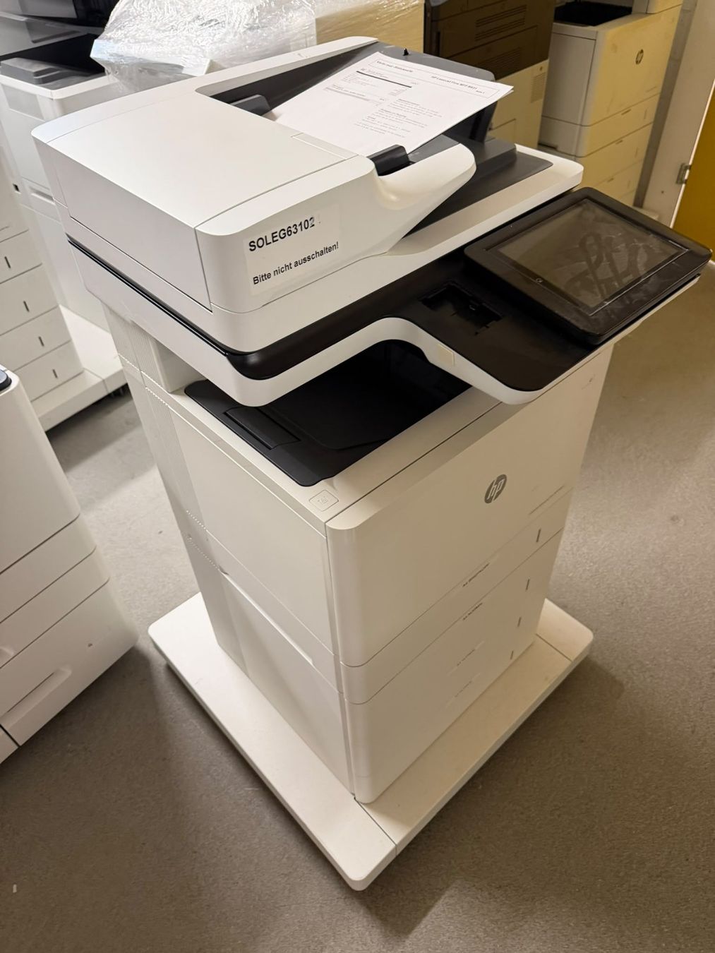 Hewlett Packard Stampanti: HP LaserJet Enterprise Flow MFP M631 - Multifunktionsdrucker – Usato da Dottikon venduto da refurbished-IT 1