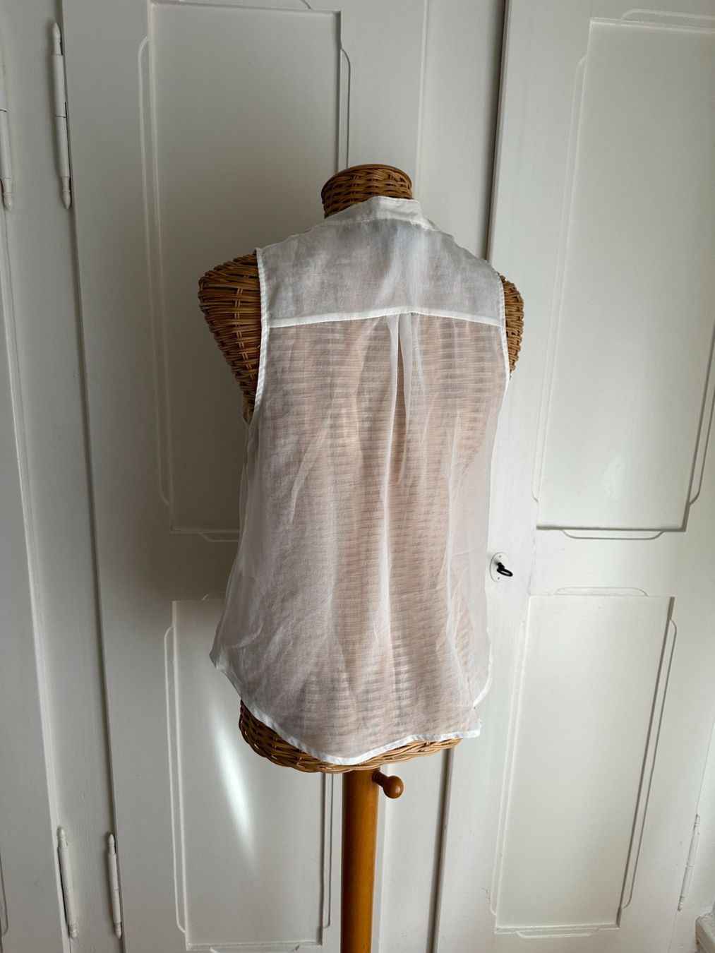 H&M Chemisiers: Blusentop weiss transparent - 34 – D'occasion à Zürich par Diazaio 2