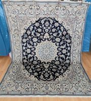Nain Perserteppich mit Seide 254*200cm handg. gewaschen