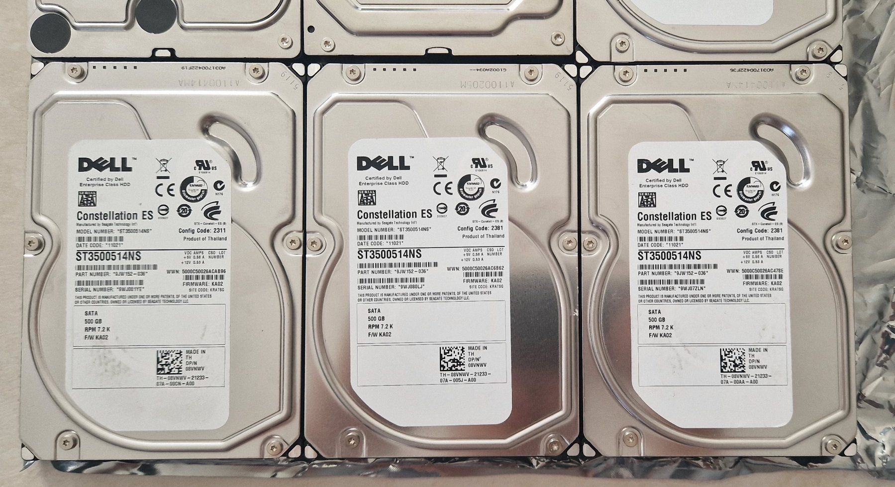 Dischi rigidi: 5er-Set 500GB-Festplatten – Usato da Villaz-st-Pierre venduto da BIstroide 1
