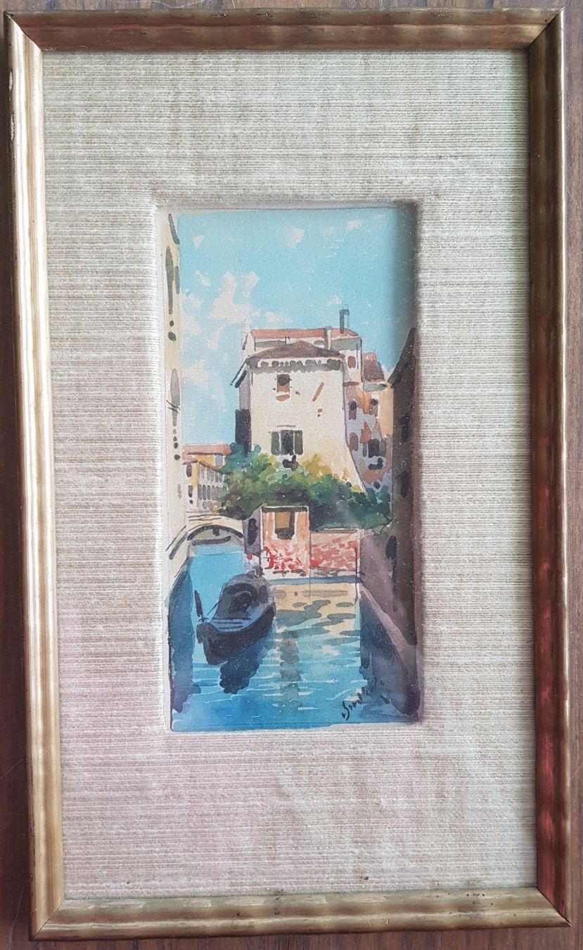 Dipinti: Aquarell Venedig – Usato da Mörschwil venduto da antiksalon