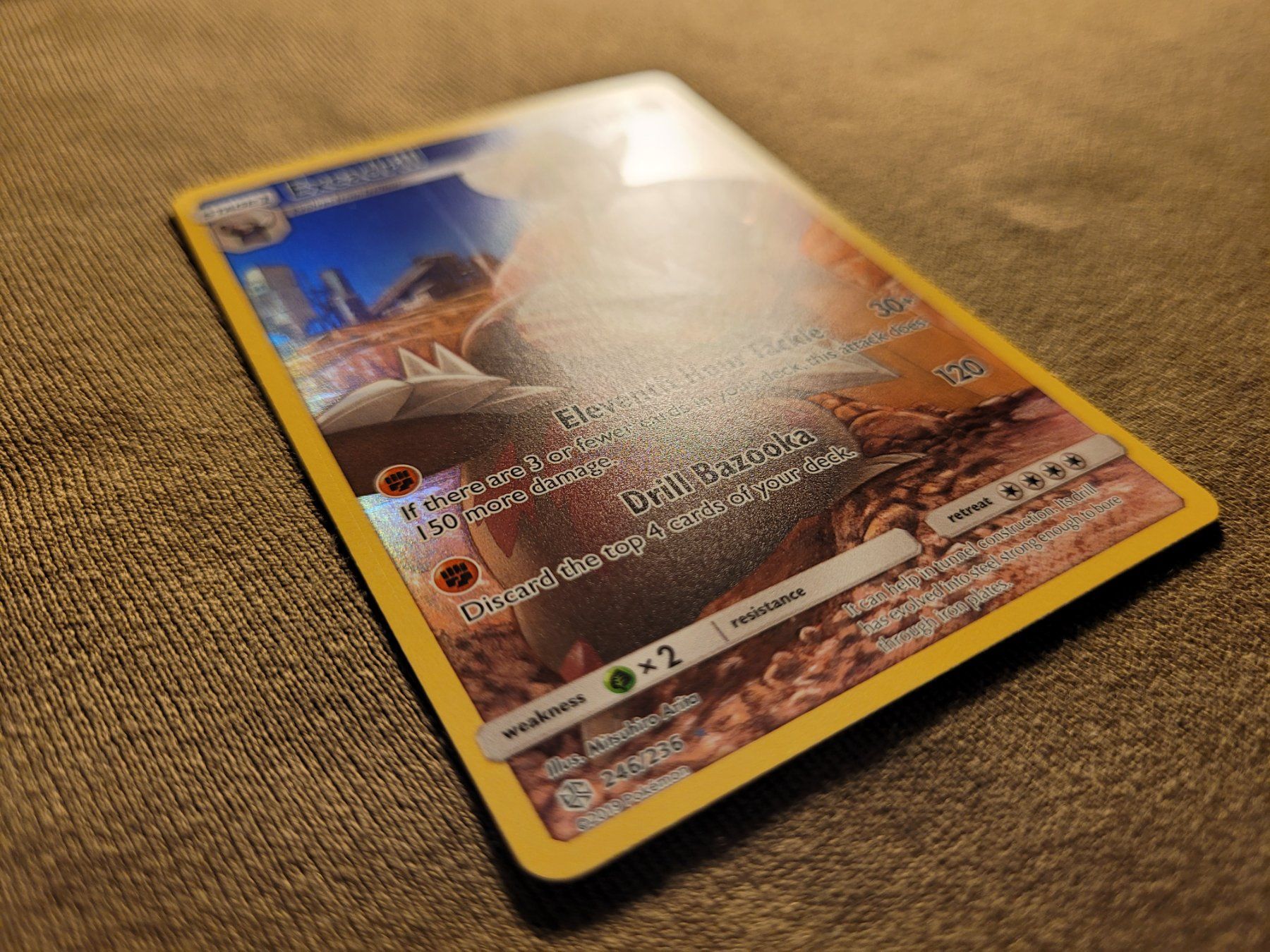 Pokémon Carte collezionabili: Excadrill 246/236 Cosmic Eclipse CHR (EN) – Usato da Grindelwald venduto da lego9 2