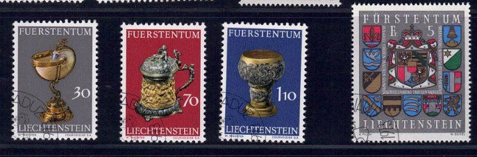 Tutti i francobolli: Liechtenstein Briefmarken 1973 – Nuovo (secondo la descrizione) da Pfäffikon ZH venduto da Romulus 1