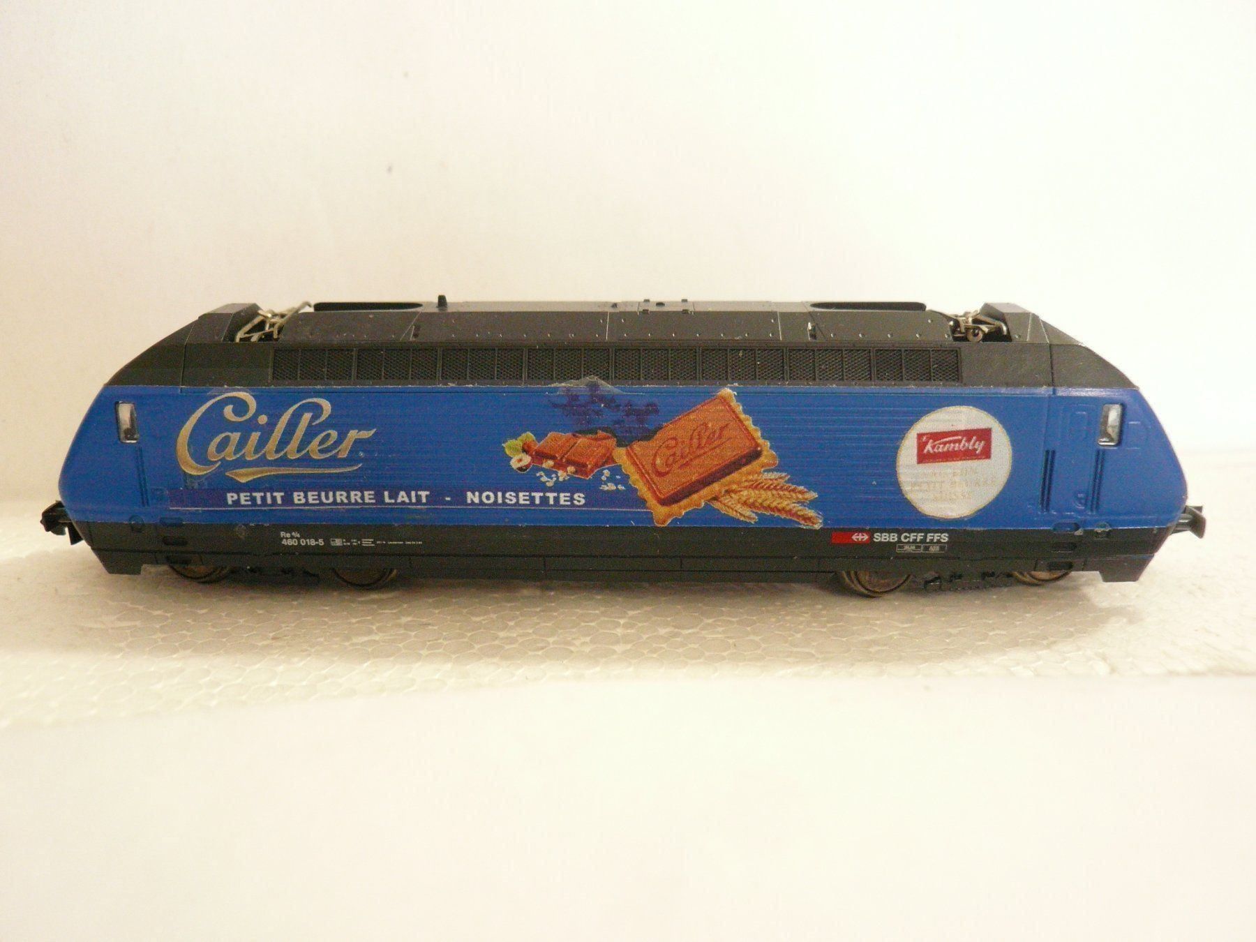 Trix Modelleisenbahnen: MINITRIX RE 460   "  CAILLER NOISETTES KAMBLY  " – Neu und originalverpackt aus Pfaffnau von nolff