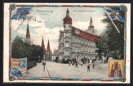 Grusskarten-AK Oldenburg / O., Grossherz
