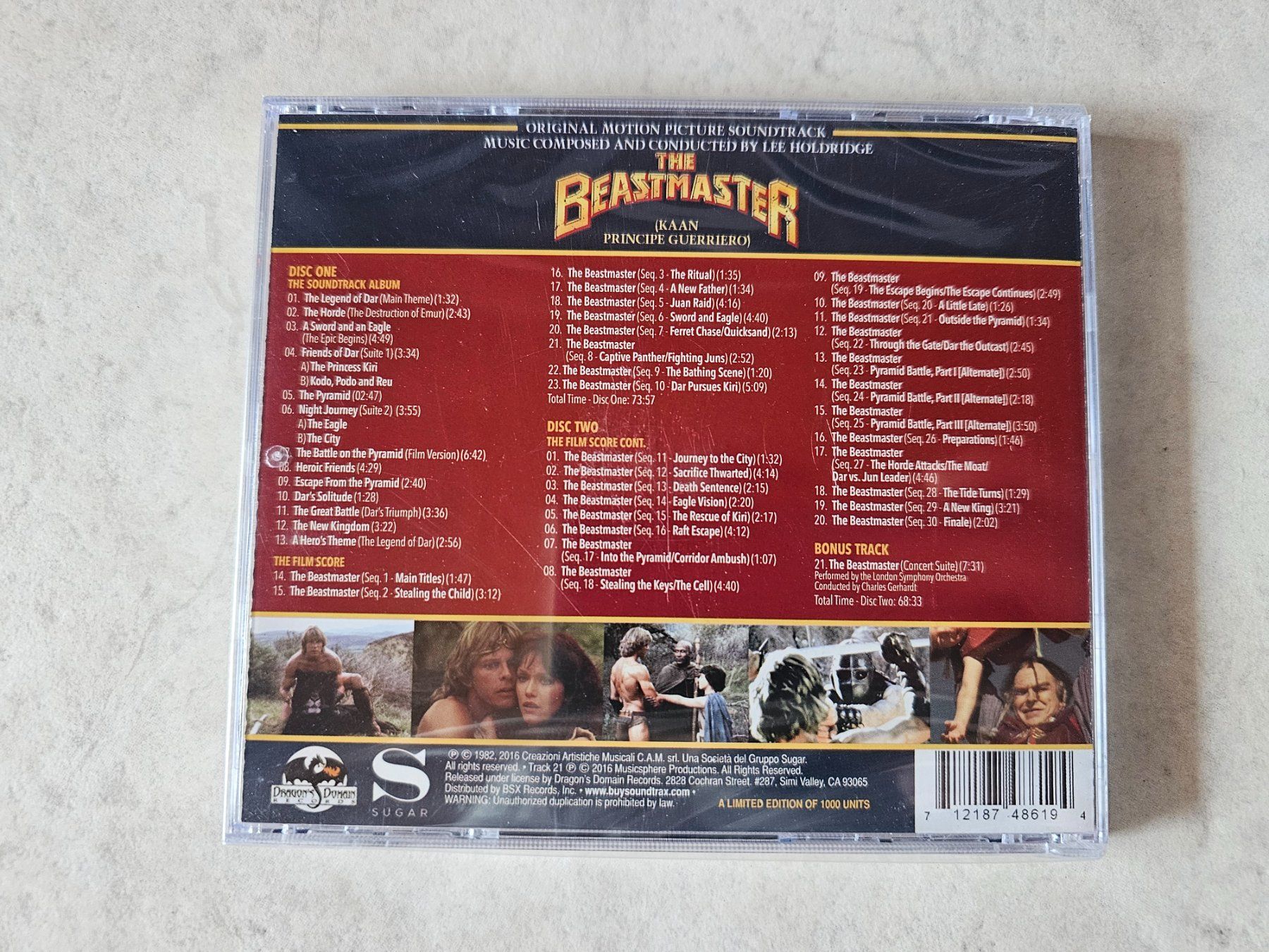 CD: The Beastmaster  -  Lee Holdridge / 2 CD Fabrikneu – Nuovo e nell'imballaggio originale da Schneisingen venduto da backstore24 1