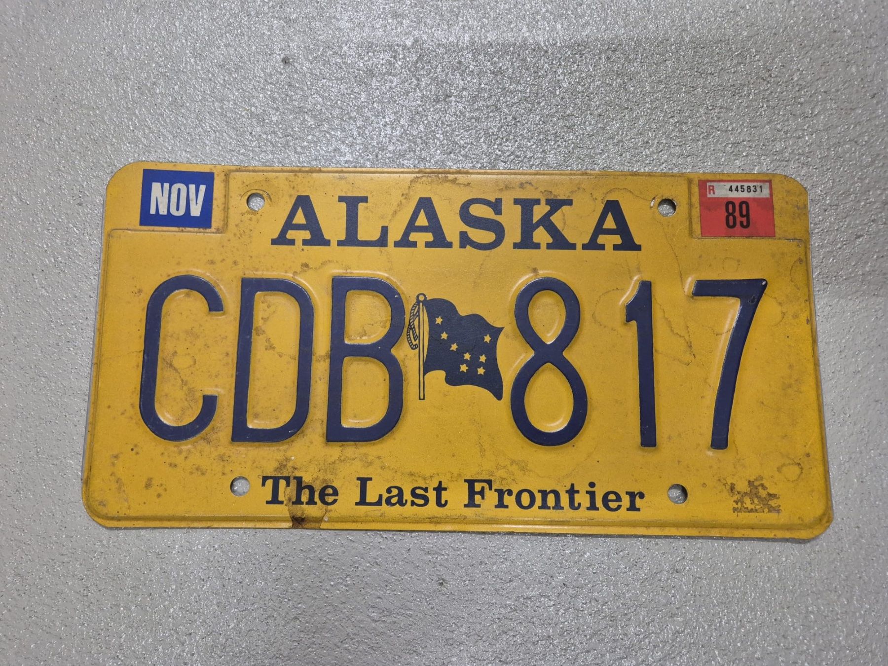 Insegne: US-Kontrollschild Alaska – Usato da Lachen SZ venduto da myr_qk5y