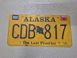 US-Kontrollschild Alaska
