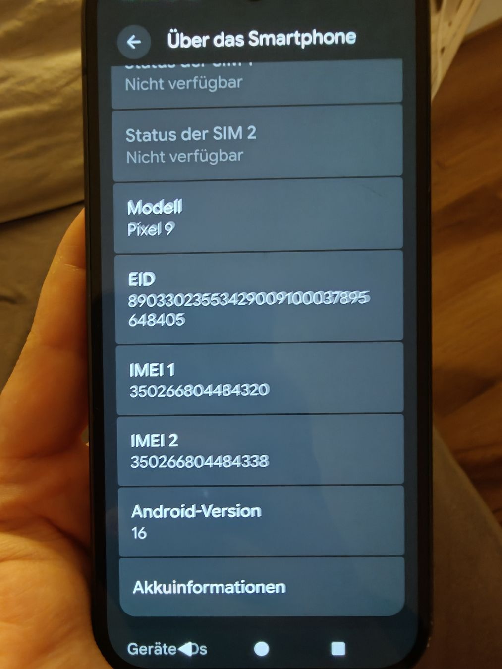 Google Telefoni cellulari / Smartphones: Google Pixel 9 Smartphone Schwarz 128GB  – Usato da Aedermannsdorf venduto da bhe_7qxp 3