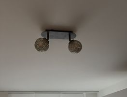 Deckenlampe 2 flammig / 2 gleiche Lampen 