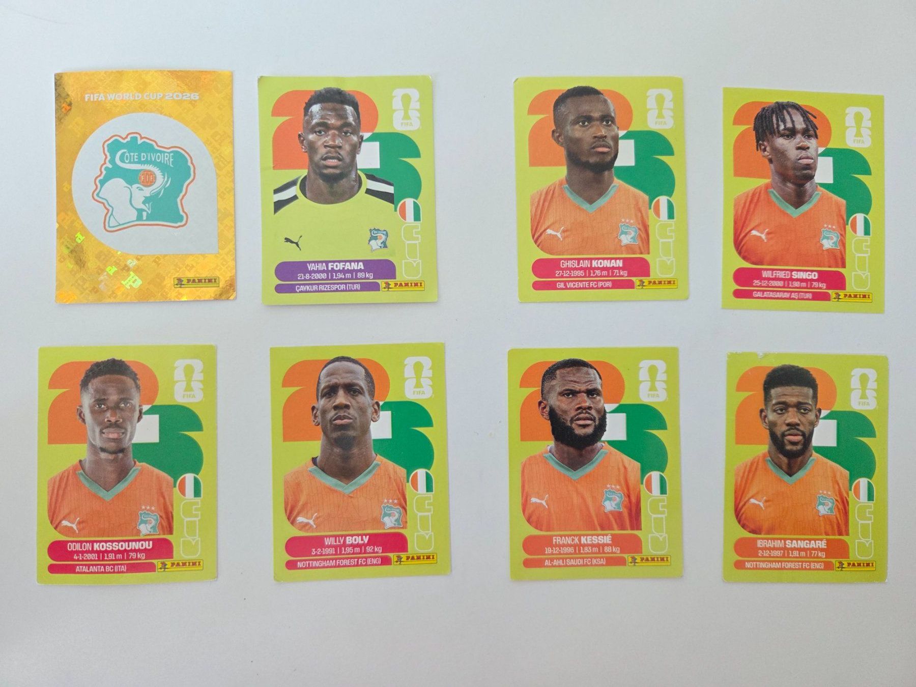 Panini Carte collezionabili: Sticker Panini WM 2026 CIV 8 Stk – Nuovo (secondo la descrizione) da Baar venduto da Honzik02